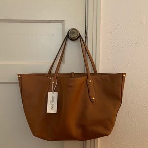 NWT Large tofffee brown Annabel Ingall tote